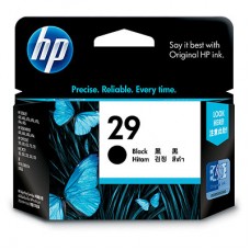 HP 29 Black Inkjet Print Cartridge 